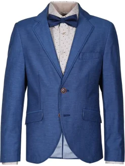 Blazer - slim fit - blauw
