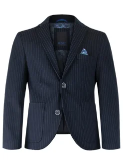 Blazer - slim fit - donkerblauw