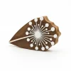 Blokstempel "Dandelion" naturel/wit - (L)18 x (B)10 cm