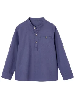 Blouse blauw