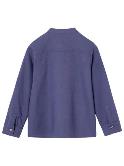 Blouse blauw