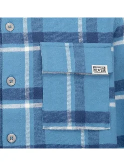 Blouse blauw