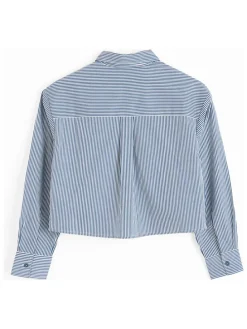 Blouse blauw