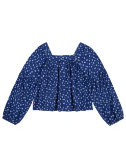 Blouse blauw