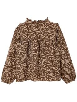 Blouse bruin