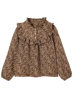 Blouse bruin