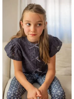 Blouse "Charlotte" antraciet