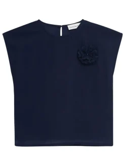 Blouse "Dleah" donkerblauw