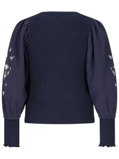Blouse donkerblauw