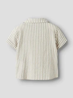 Blouse "Fedenis" beige/wit