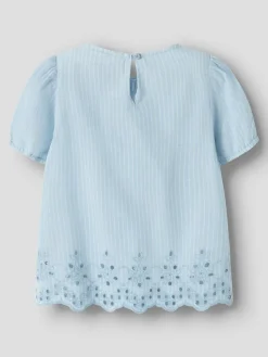 Blouse "Fesinne" lichtblauw