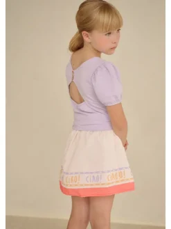 Blouse "Kiamo" paars