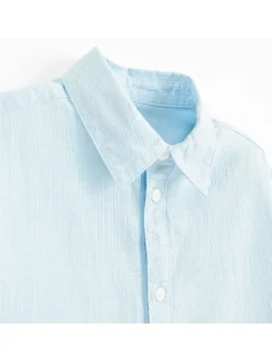 Blouse lichtblauw