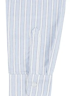 Blouse lichtblauw/wit