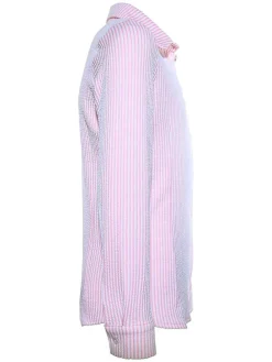 Blouse lichtroze/wit