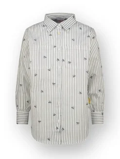 Blouse "Loranda" crème/zwart