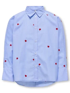 Blouse "New" lichtblauw