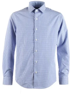 Blouse - slim fit - blauw