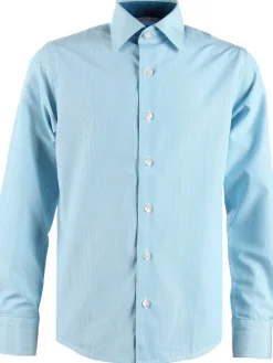 Blouse - slim fit - blauw