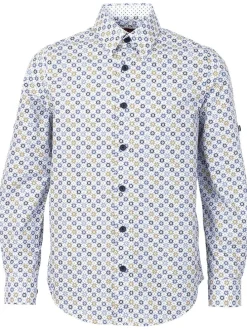 Blouse - slim fit - blauw
