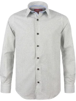 Blouse - slim fit - crème