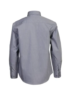 Blouse - slim fit - grijs