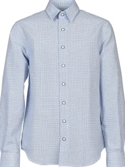 Blouse - slim fit - lichtblauw