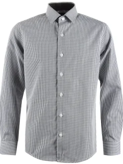 Blouse - slim fit - zwart