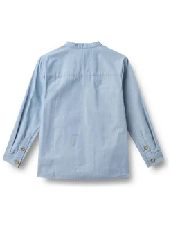 Blouse "Willum" lichtblauw