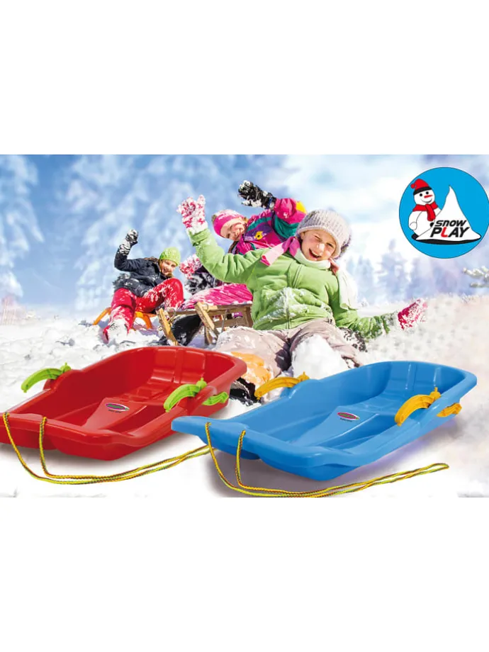 Bobslee ''Snow Play Karol'' rood - vanaf 3 jaar