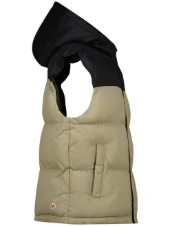 Bodywarmer beige/zwart