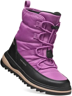Boots "Adelhide" paars/zwart