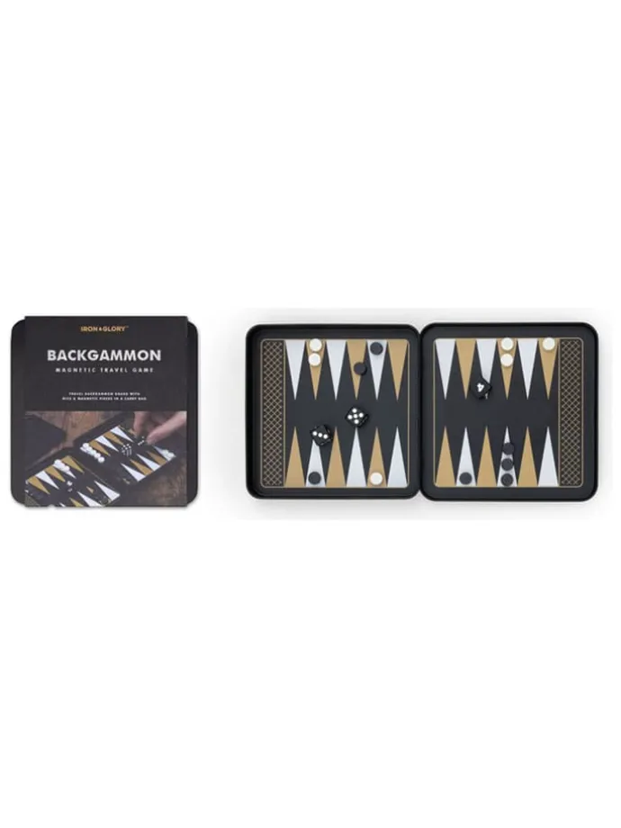 Bordspel ''Game On Backgammon'' zwart - vanaf 8 jaar