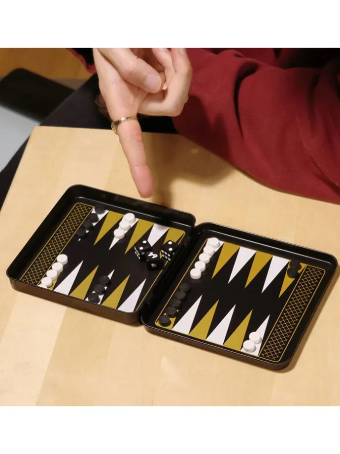 Bordspel ''Game On Backgammon'' zwart - vanaf 8 jaar