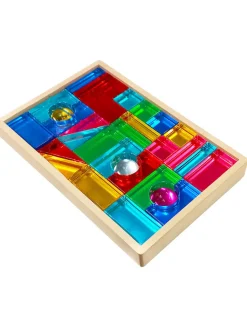 Bouwpakket "Acrylstenen Basics in houten Frame" meerkleurig