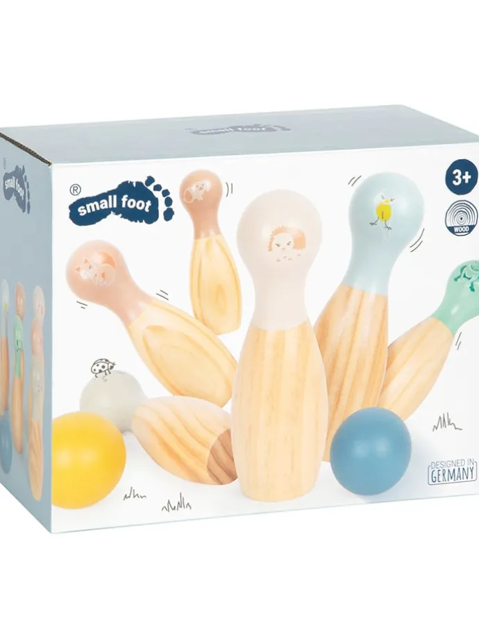 Bowling spel naturel/meerkleurig - vanaf 3 jaar