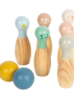 Bowling spel naturel/meerkleurig - vanaf 3 jaar