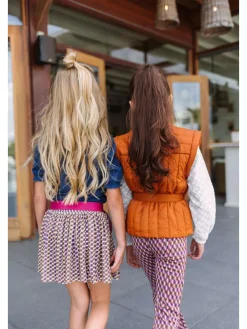 Broek roze/meerkleurig