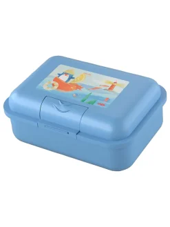 Broodtrommel "Pinguin" blauw - vanaf 12 maanden