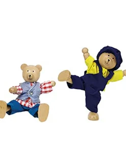 Buigpoppen "Beertjes klerenkist, Benna & Bennoh" - vanaf 3 jaar