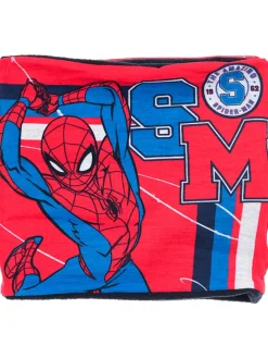 Colsjaal "Spiderman" rood/zwart - (L)58 x (B)26 cm