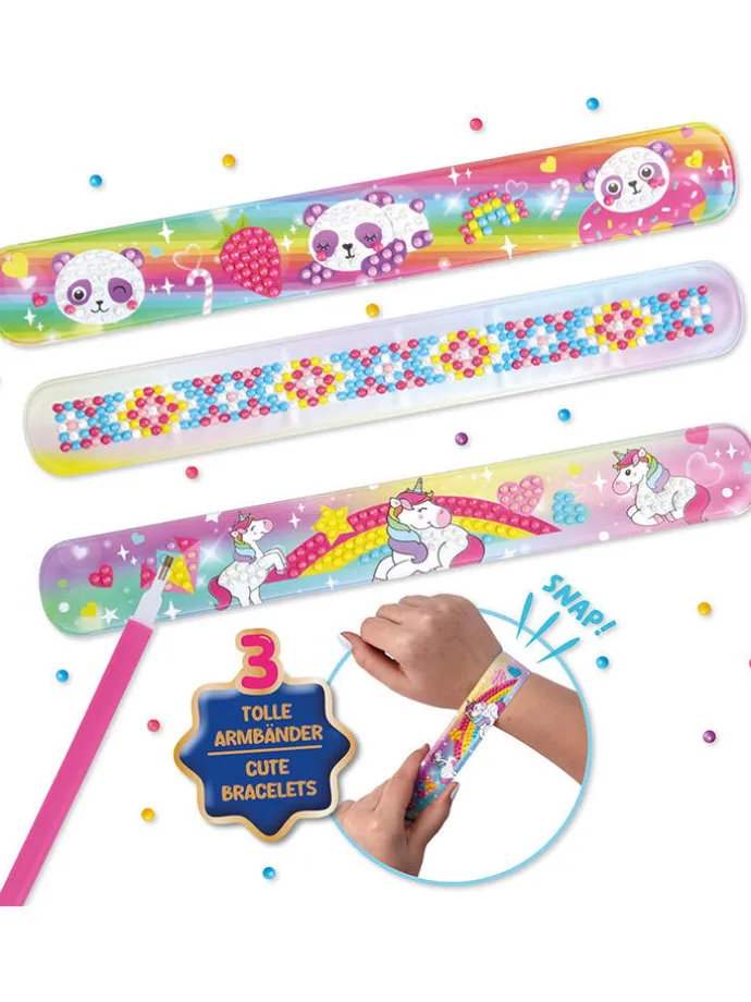 Creativiteitsset "Diamond Art Snap Armbandjes" - vanaf 6 jaar