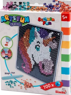 Creativiteitsset "Sequin Eenhoorn" - vanaf 5 jaar