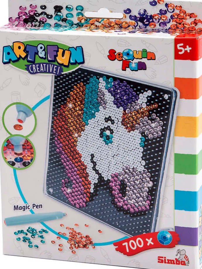 Creativiteitsset "Sequin Eenhoorn" - vanaf 5 jaar