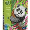 Creativiteitsset "Strass-afbeelding panda" - vanaf 8 jaar