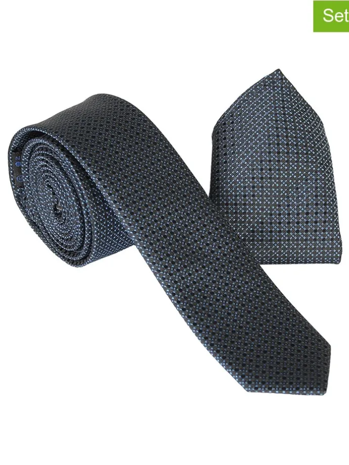 2-delige accessoiresset antraciet