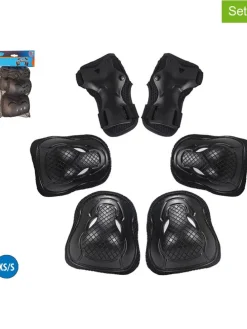 6-delige beschermset zwart - vanaf 9 jaar