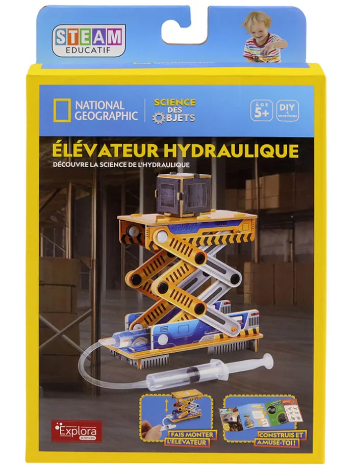 50-delige constructiespeelgoedset "Hydraulische Lift" - vanaf 5 jaar