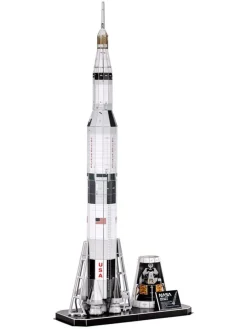136-delige 3D-puzzel "Apollo 11 Saturn V" - vanaf 8 jaar