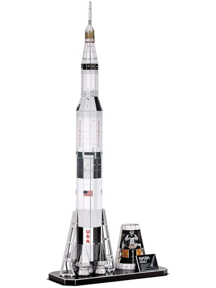 136-delige 3D-puzzel "Apollo 11 Saturn V" - vanaf 8 jaar